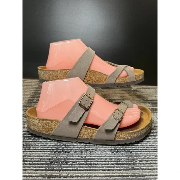 Birkenstock Mayari women's Size 9 brown Strappy Leather Sandals/#Q/ - Picture 2 of 8